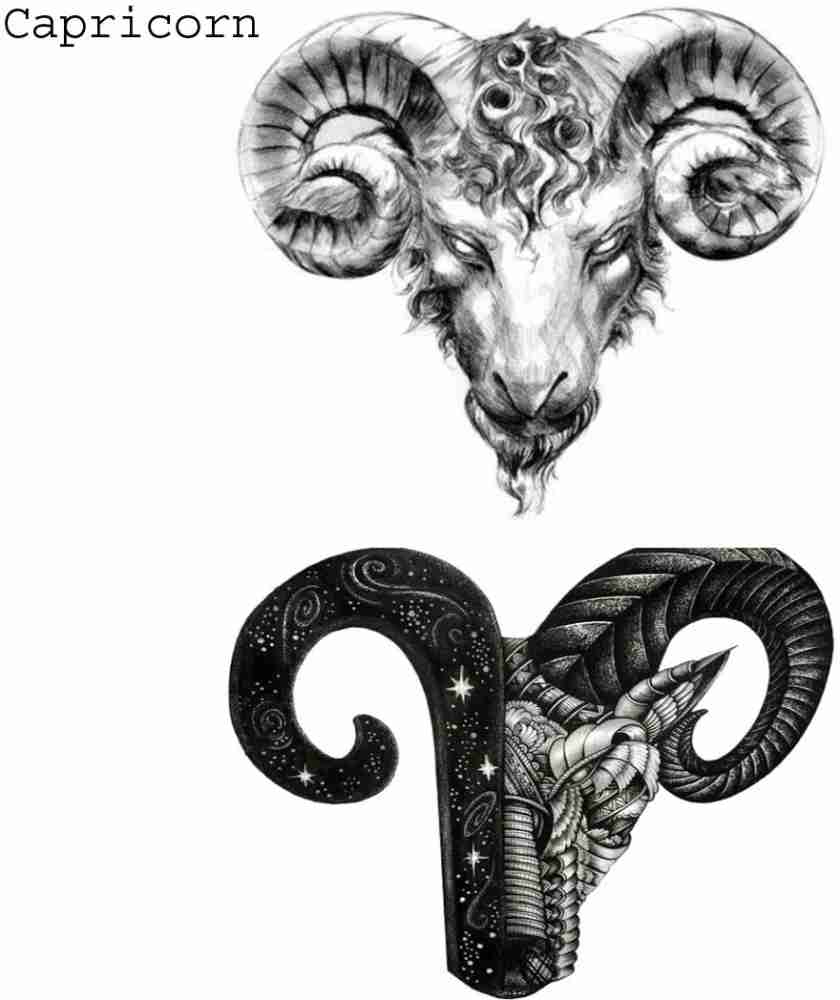 intricate Capricorn tattoos for men