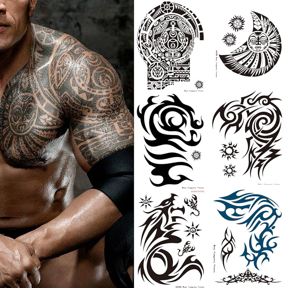 intricate chest and shoulder tattoo concepts for men