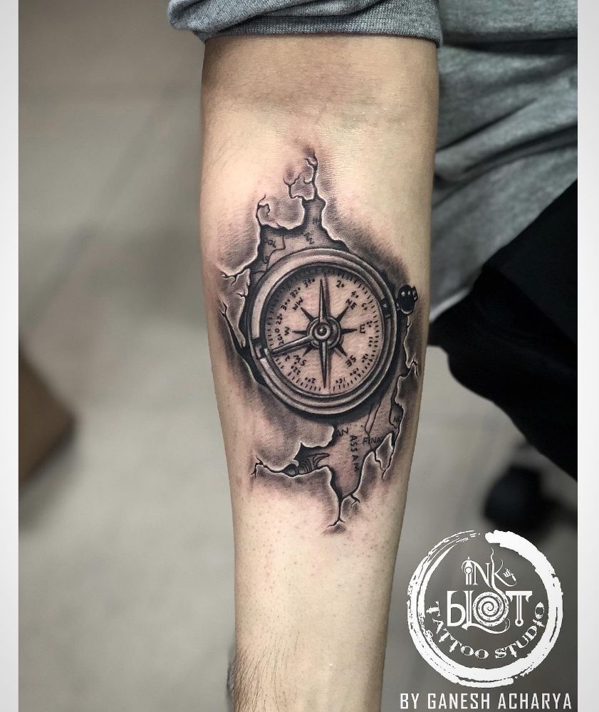 clock tattoos for men