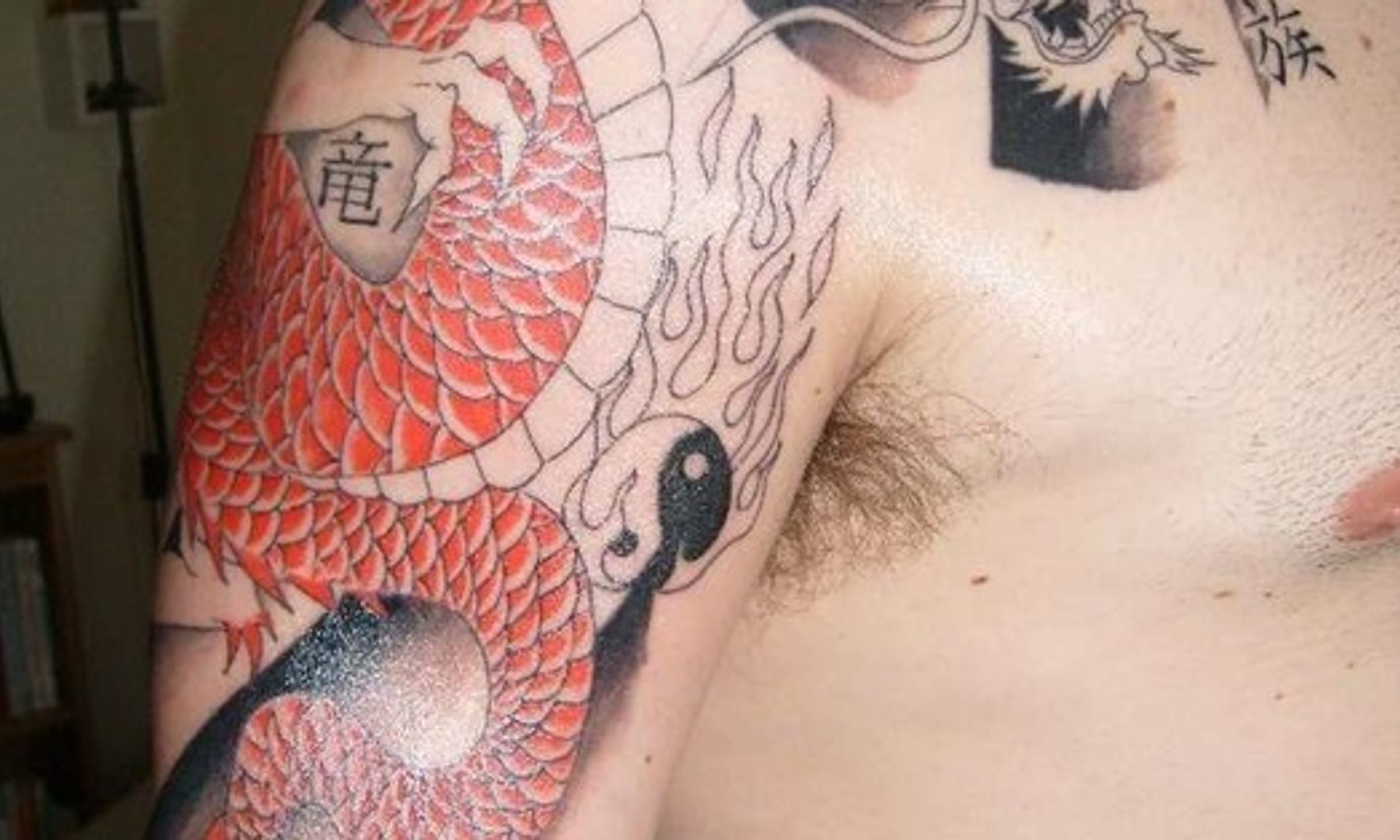 intricate designs of religious half sleeve tattoos for men