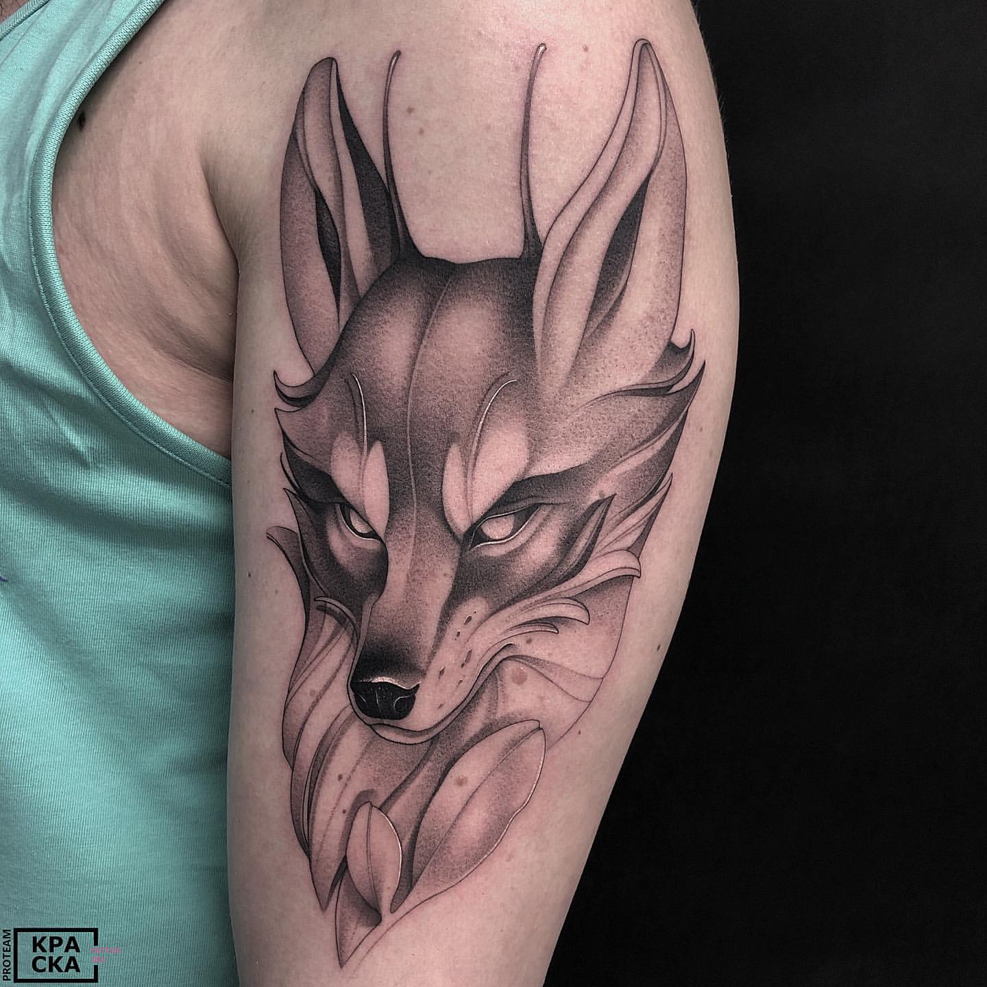 intricate fox tattoos for men styles