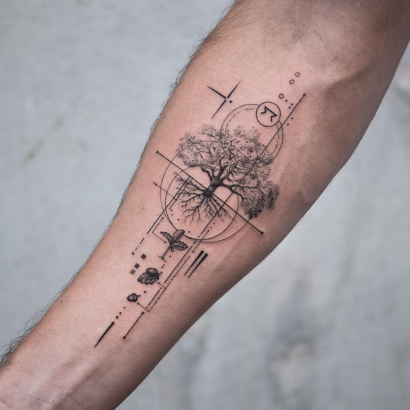 intricate tree of life tattoos for men