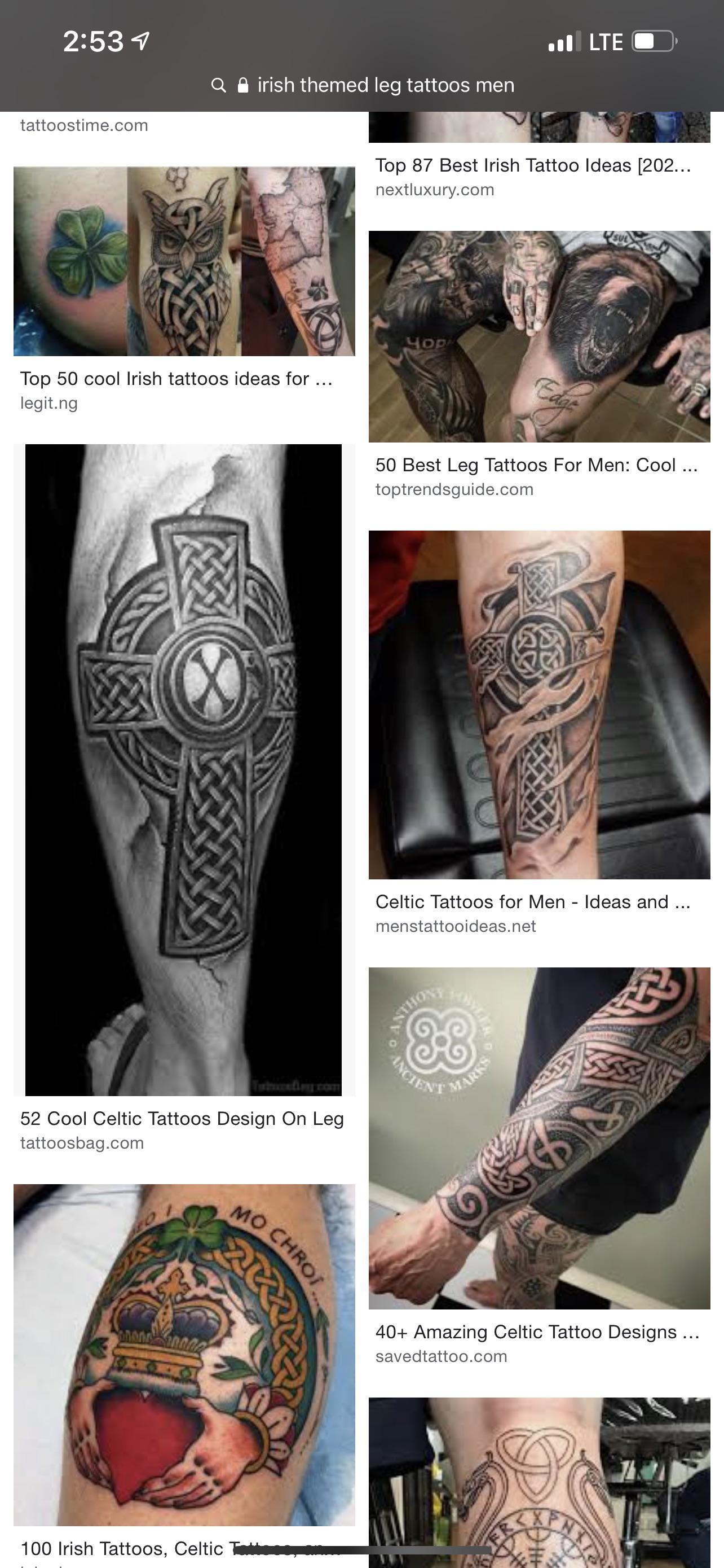 Irish tattoos for men 0023