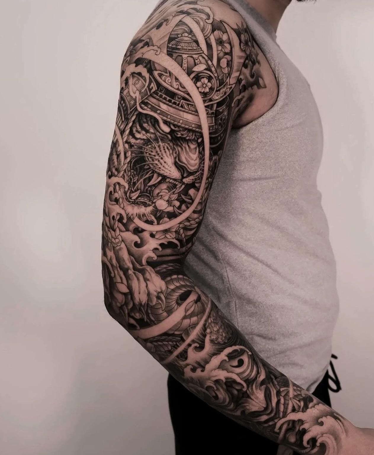 Japanese arm tattoos for men 0010