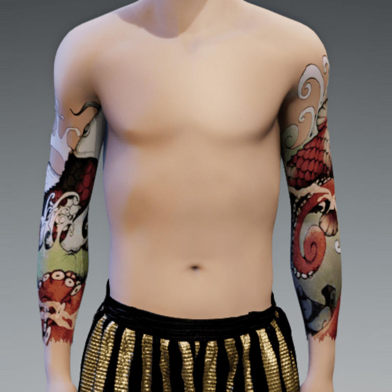 Japanese arm tattoos for men 0044