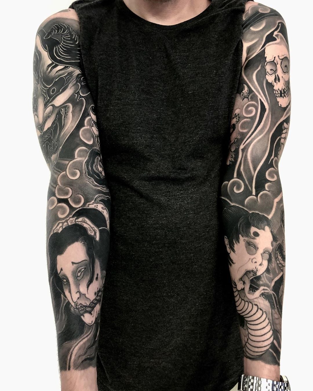 Japanese arm tattoos for men 0069