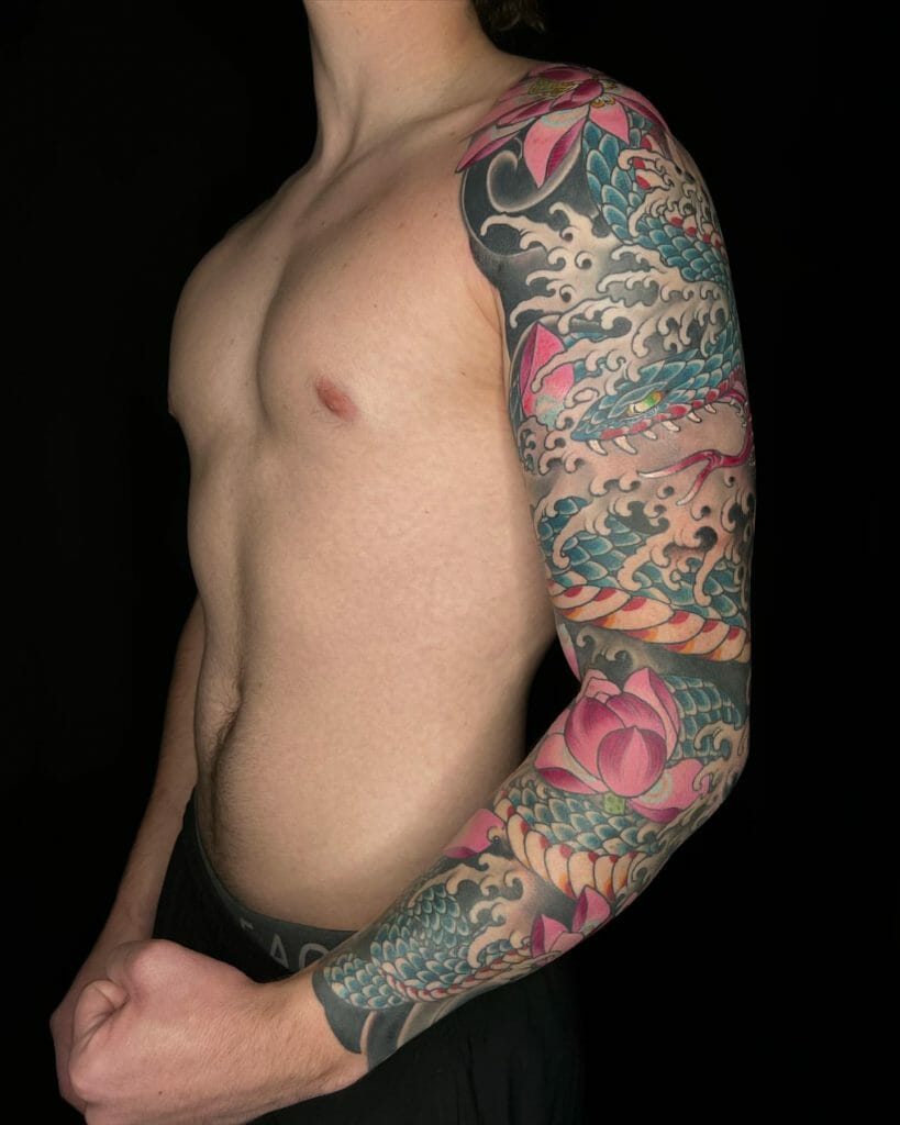 Japanese arm tattoos for men 0071