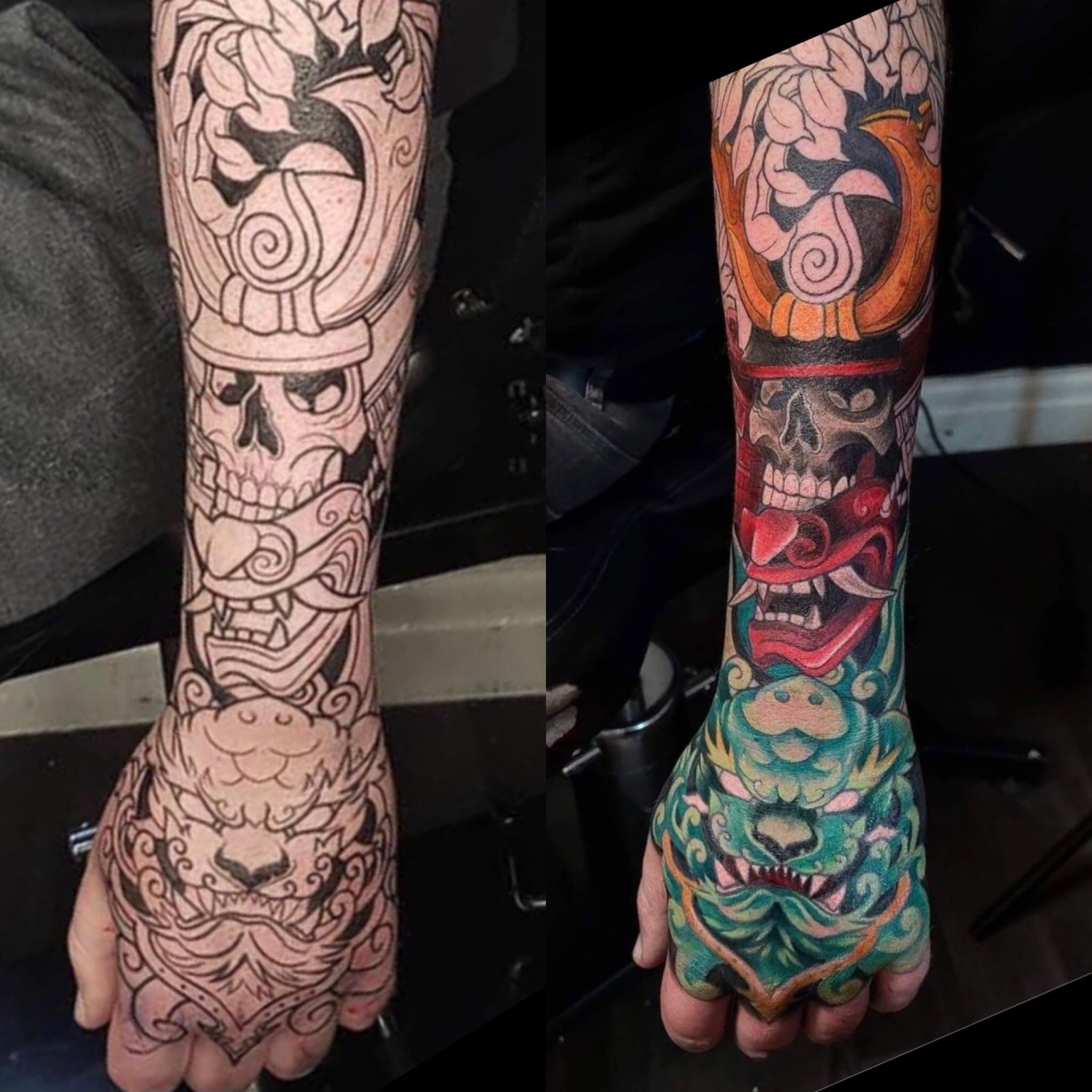 Japanese arm tattoos for men 0076