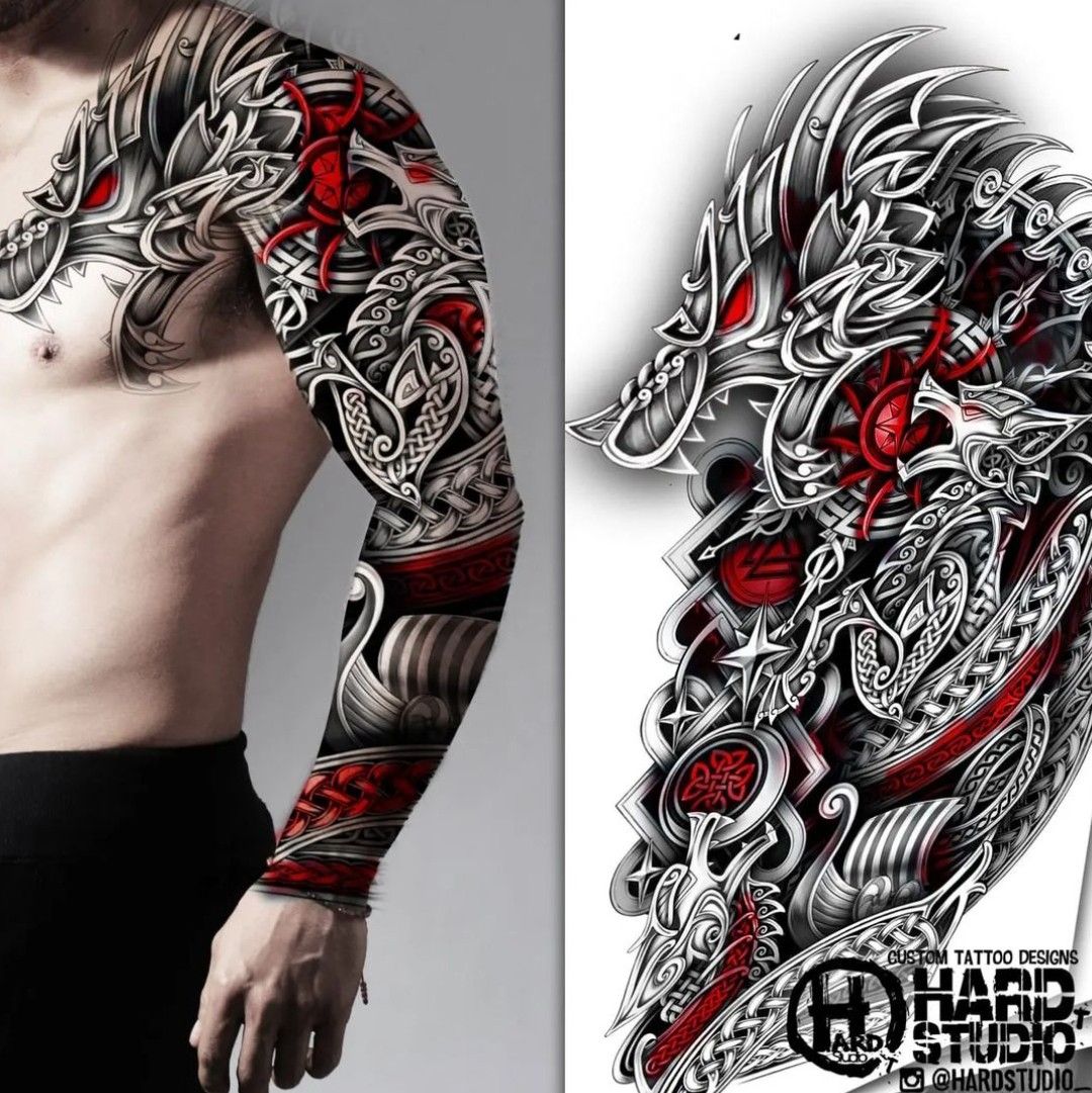 Japanese arm tattoos for men 0080