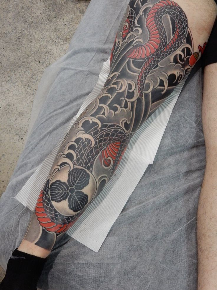 Japanese arm tattoos for men 0096