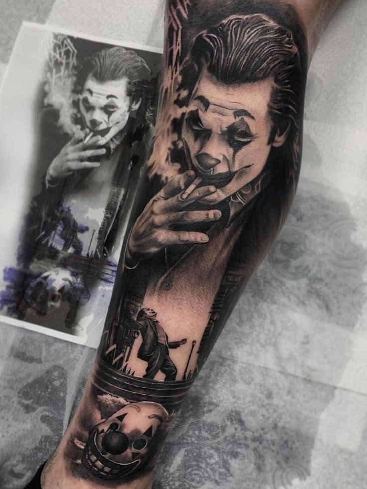 Joker tattoos for men designs