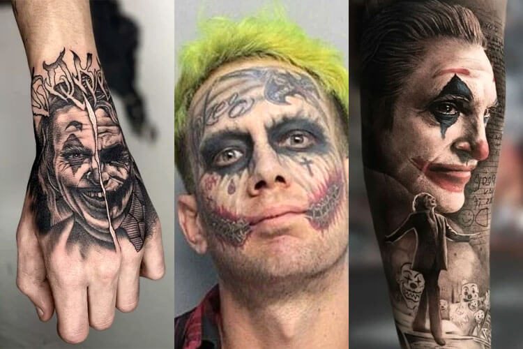 Joker tattoos for men meaning