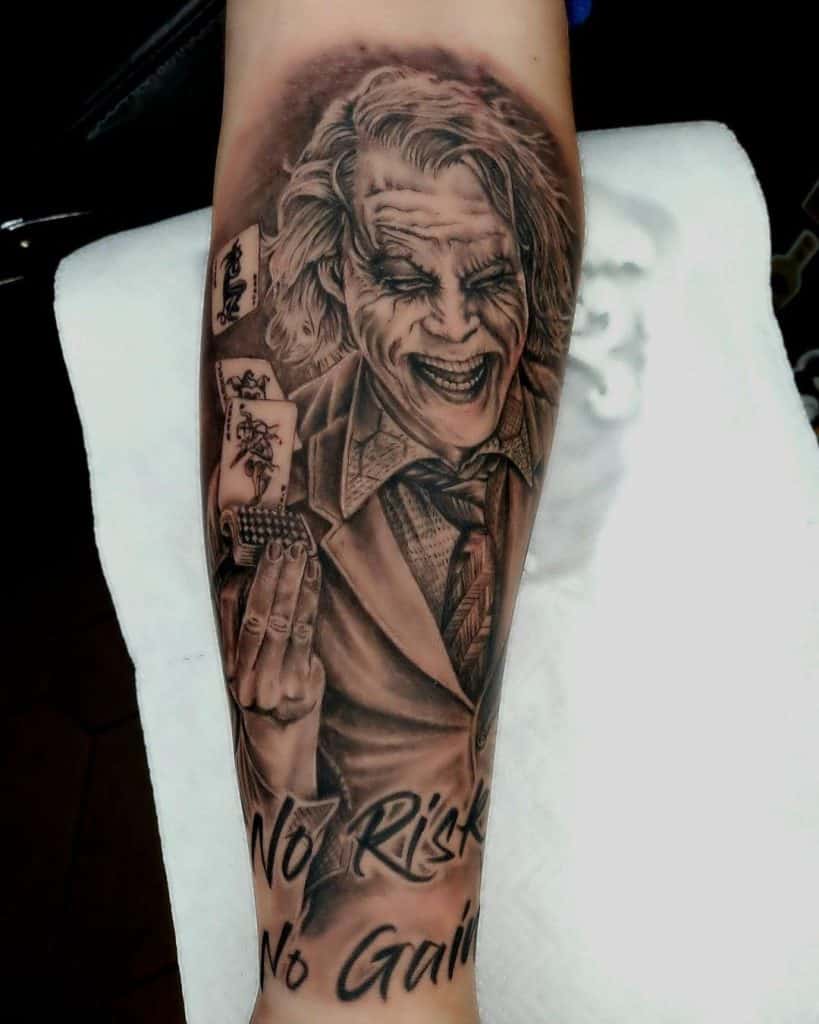 Joker tattoos for men 0010