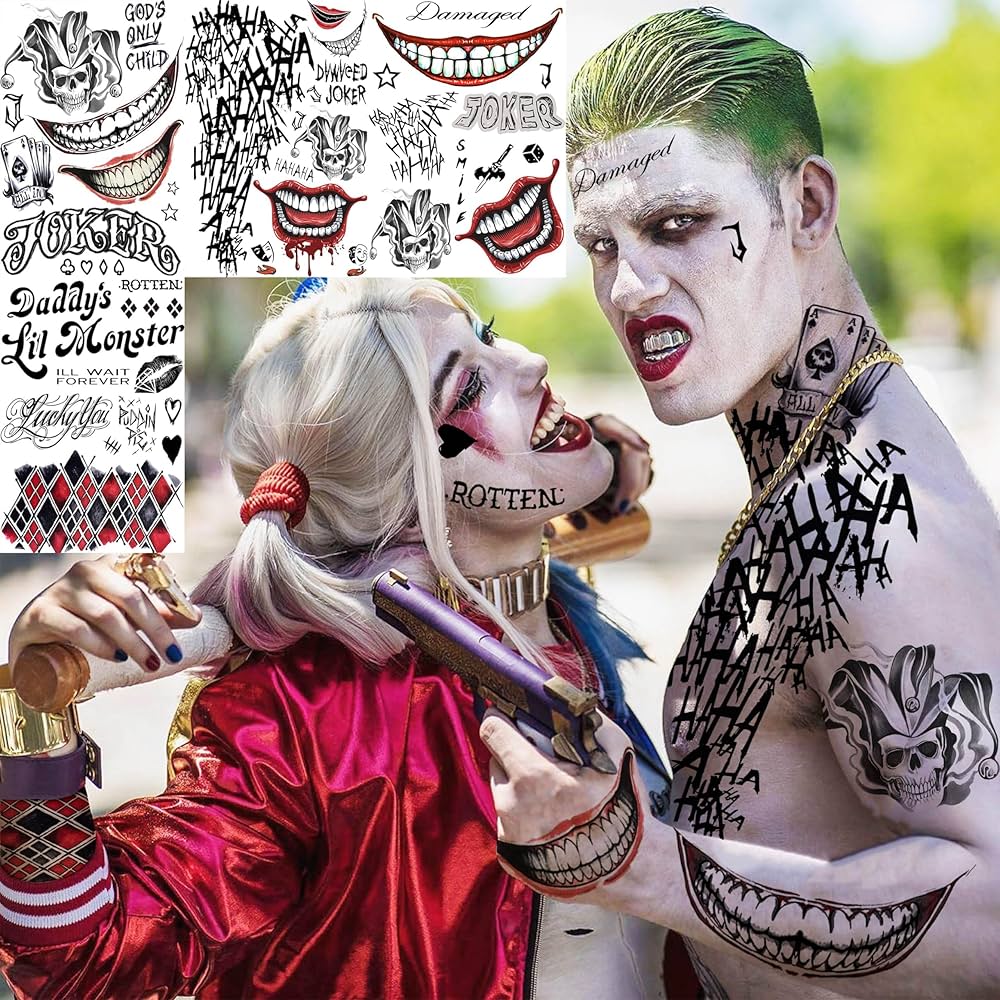 Joker tattoos for men 0012