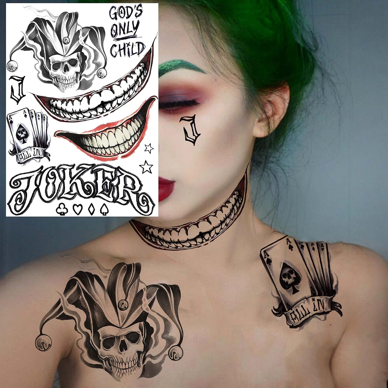 Joker tattoos for men 0017