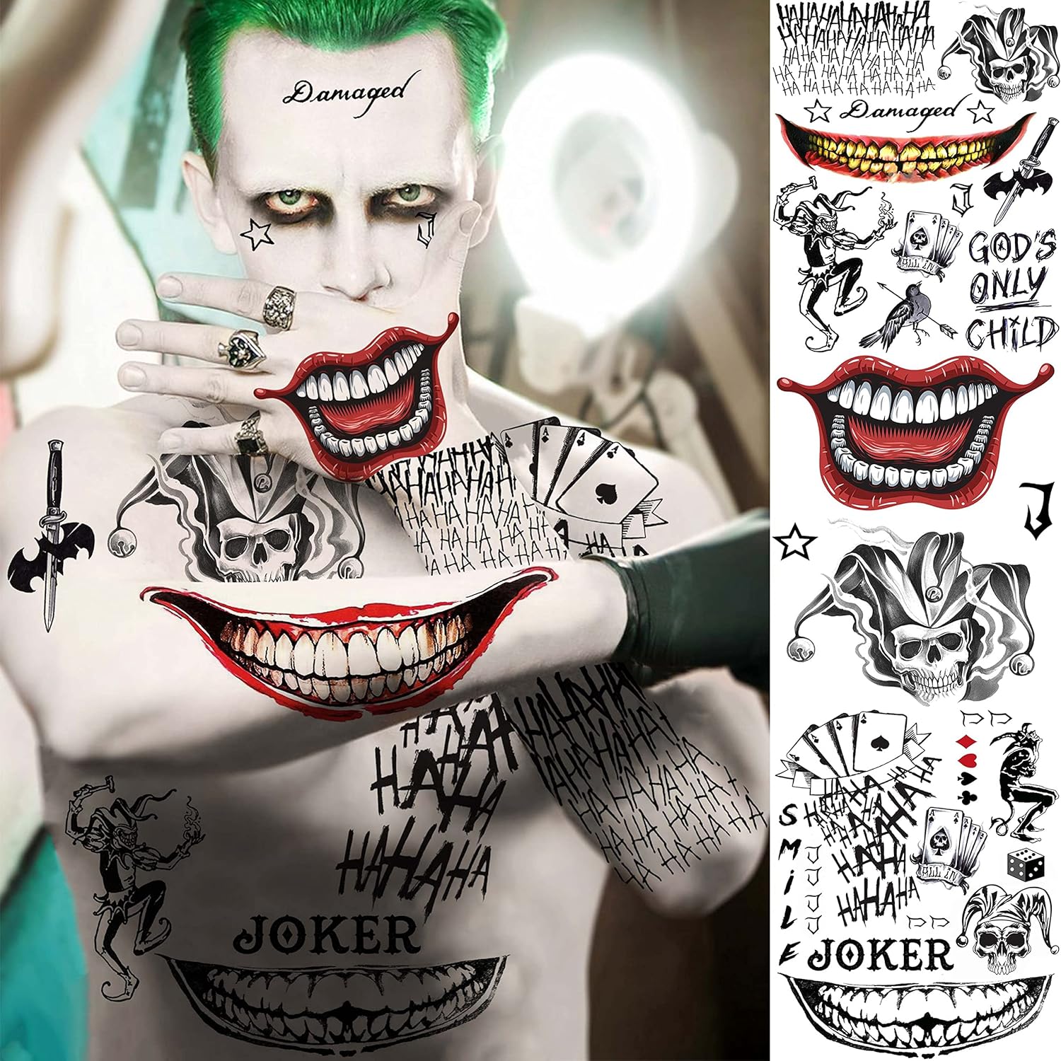 Joker tattoos for men 0020