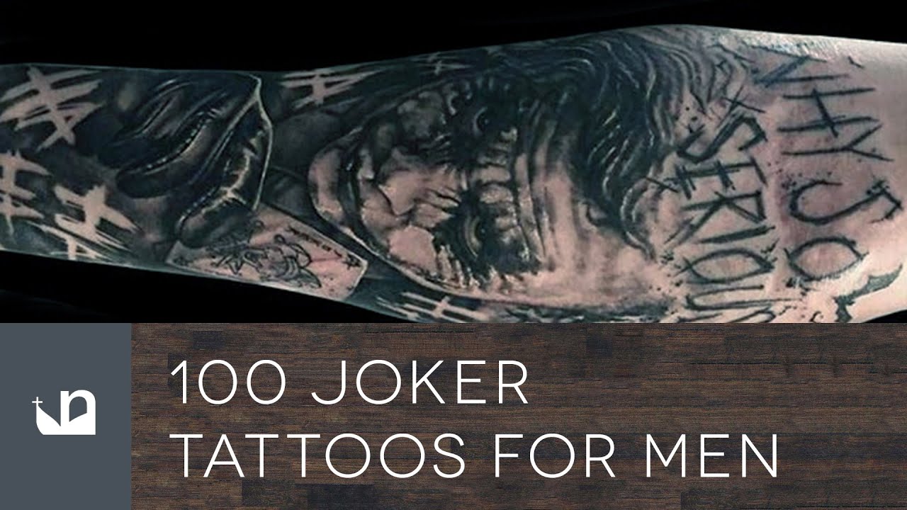 Joker tattoos for men 0029