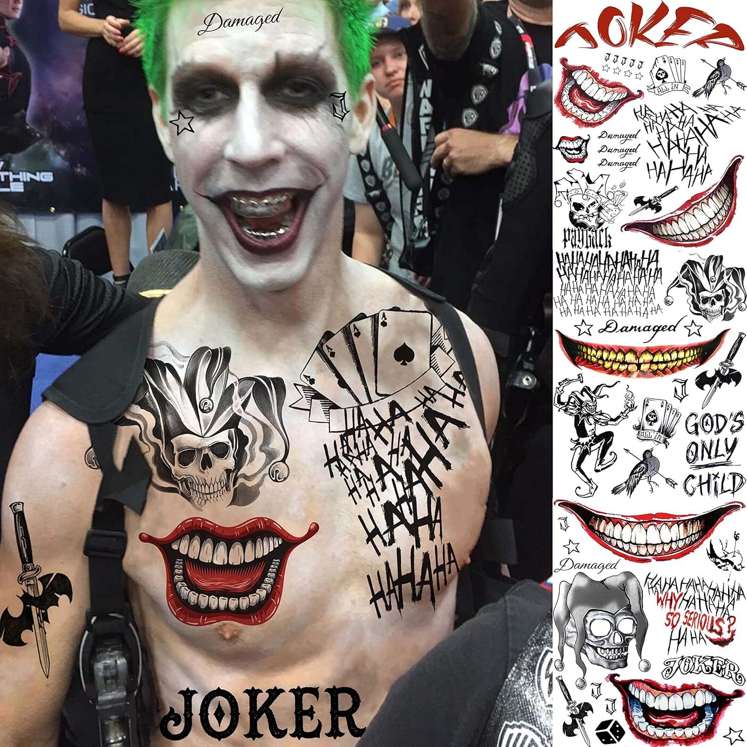 Joker tattoos for men 0034