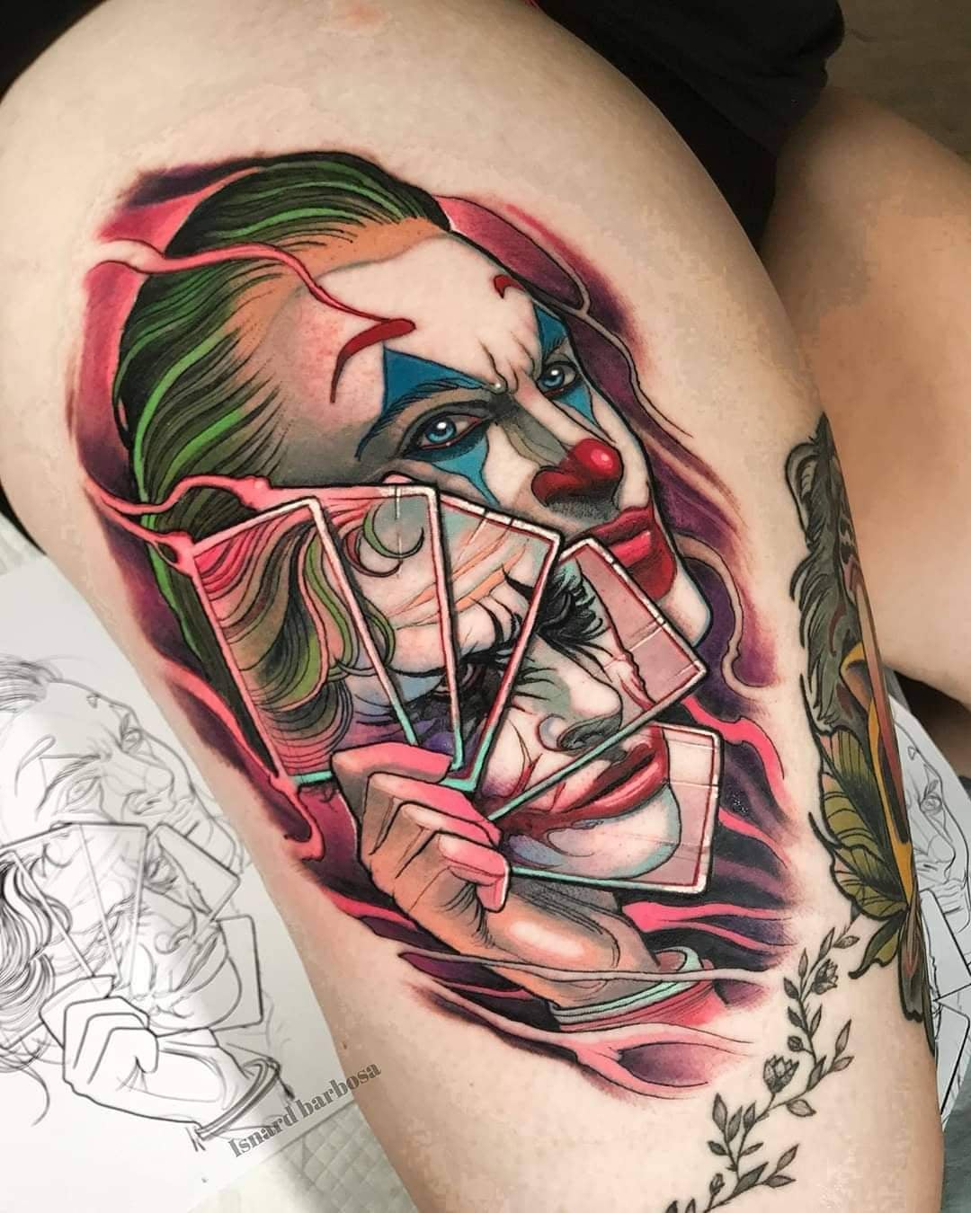 Joker tattoos for men 0048