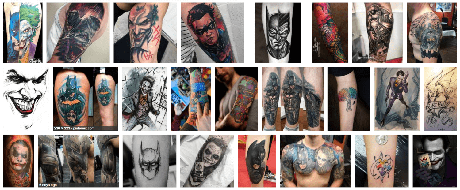 Joker tattoos for men 0071