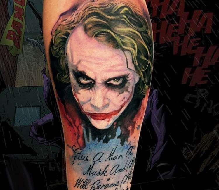 Joker tattoos for men 0073