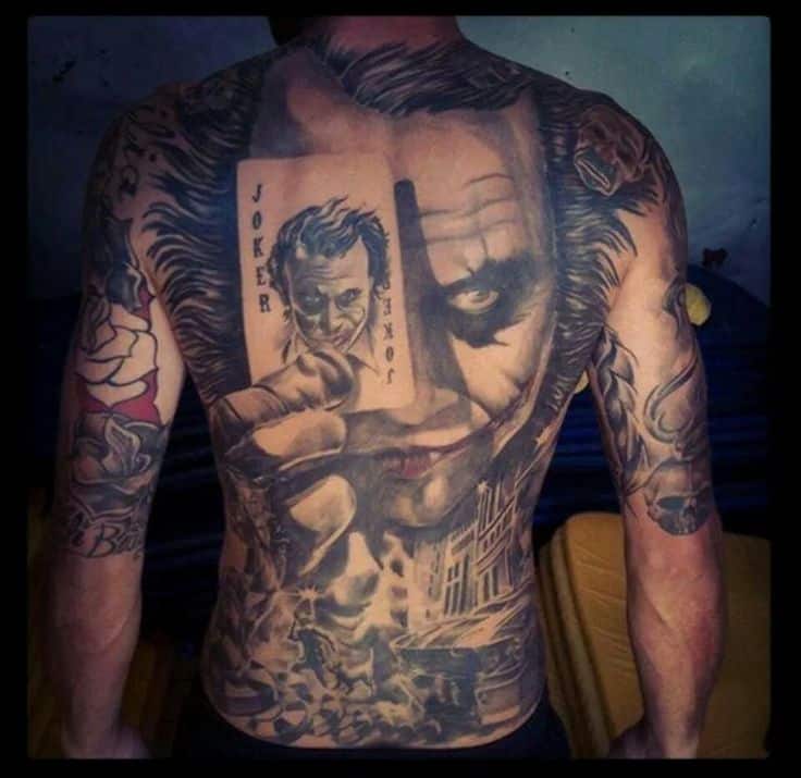 Joker tattoos for men 0082