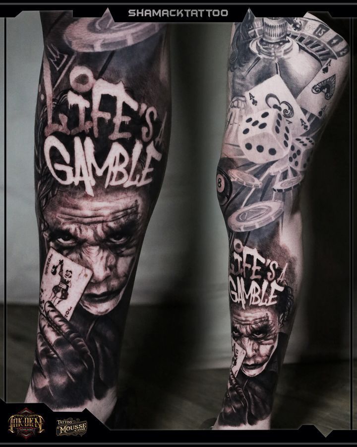 Joker tattoos for men 0090