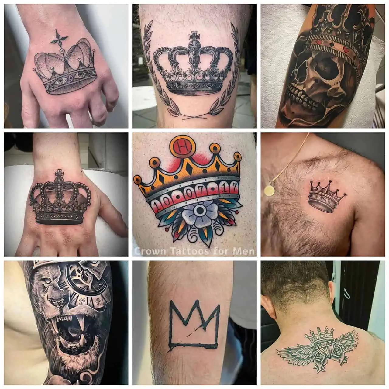 king tattoos for men