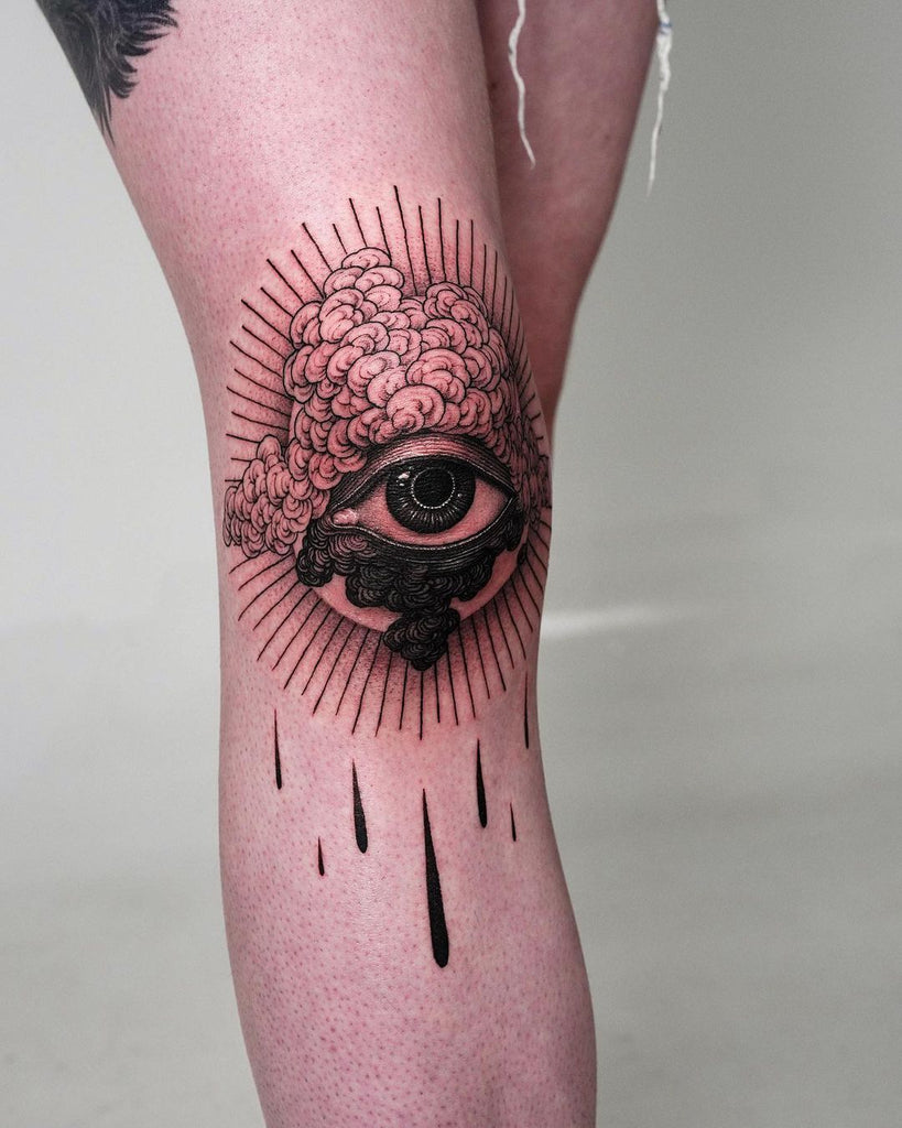 knee tattoos for men 0048