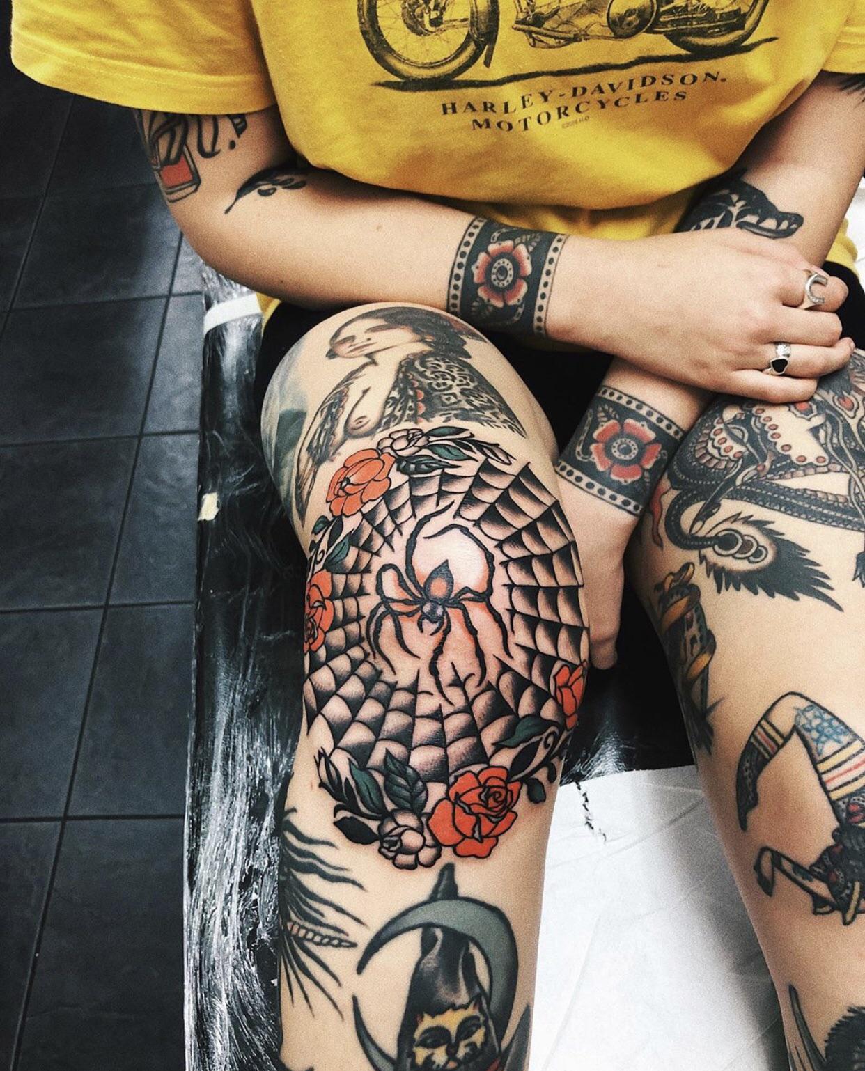 knee tattoos for men 0067