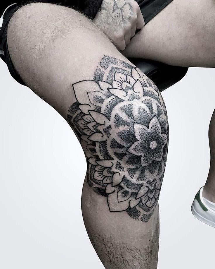 knee tattoos for men 0078