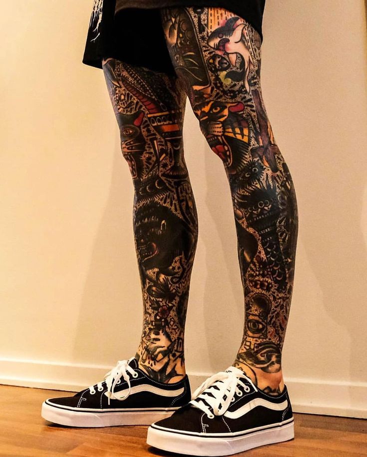 knee tattoos for men 0087