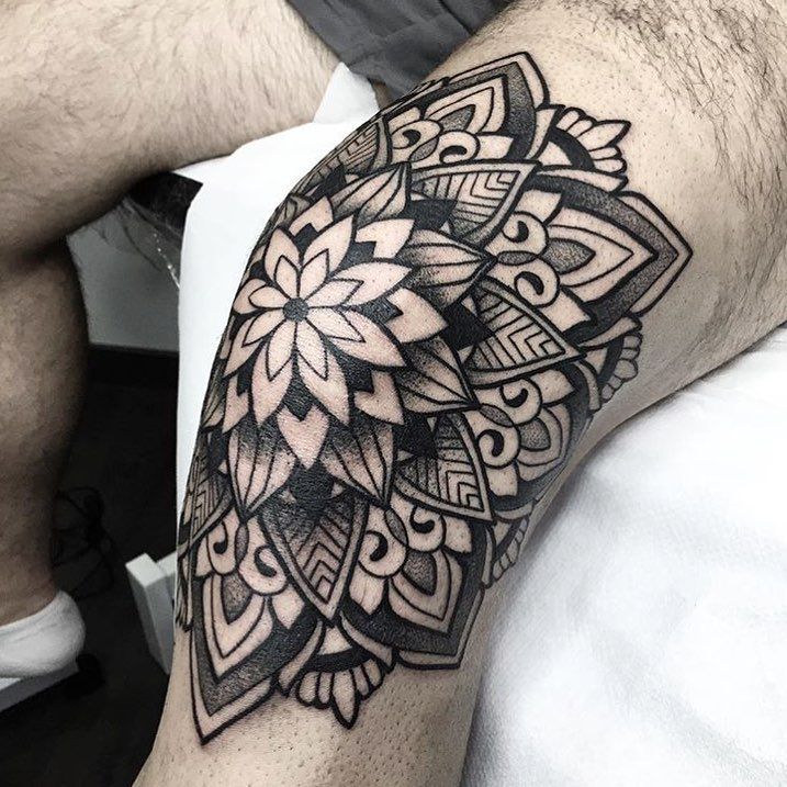 knee tattoos for men 0092