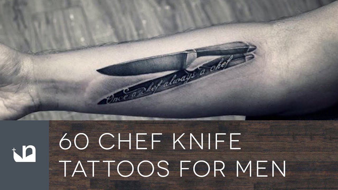 knife tattoos for men symbolism