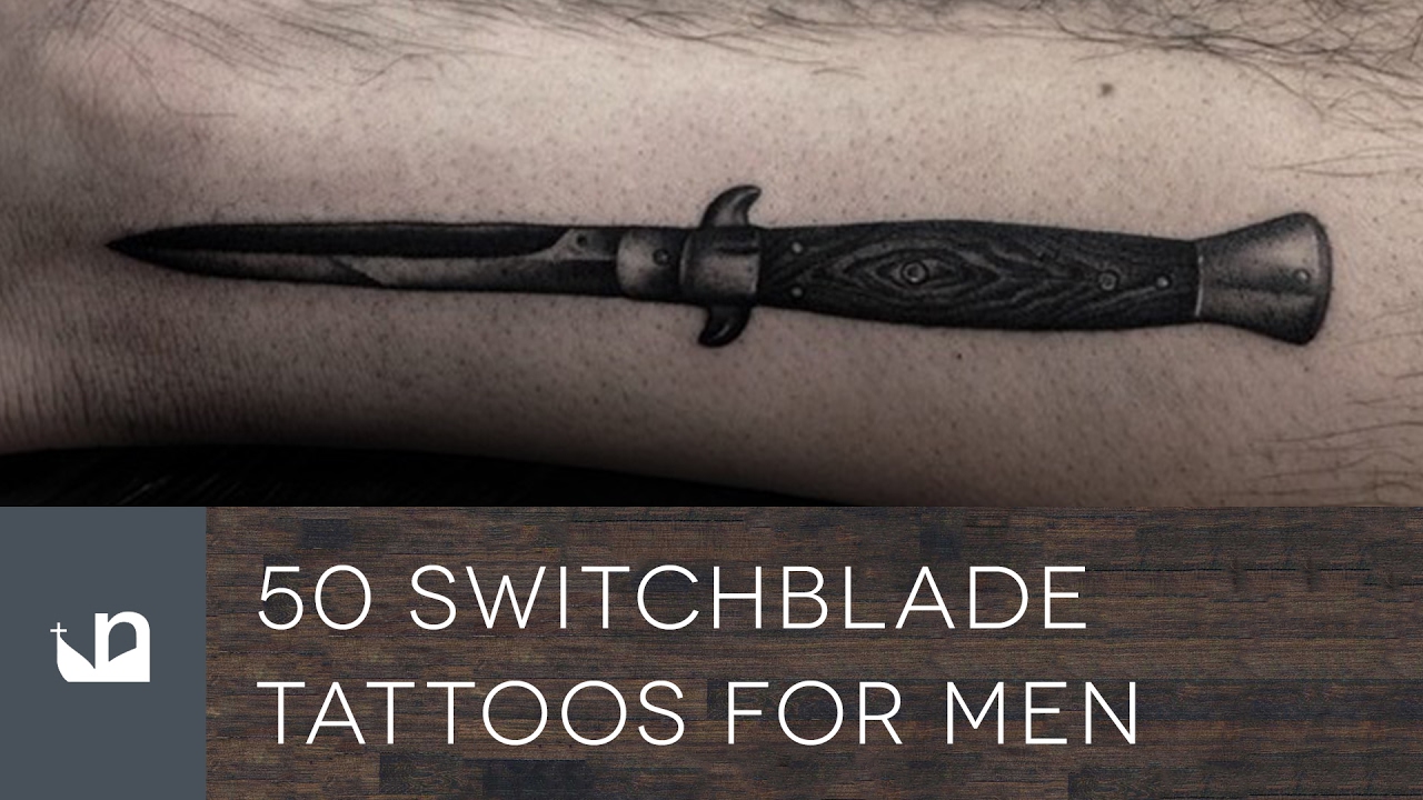 knife tattoos for men 0037