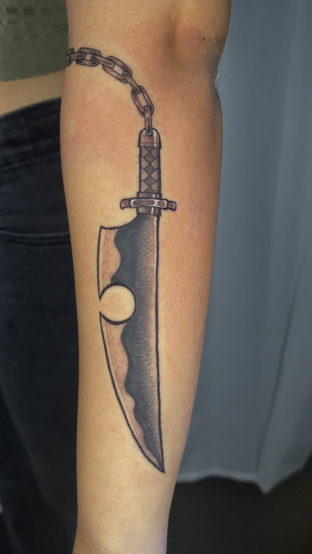 knife tattoos for men 0080