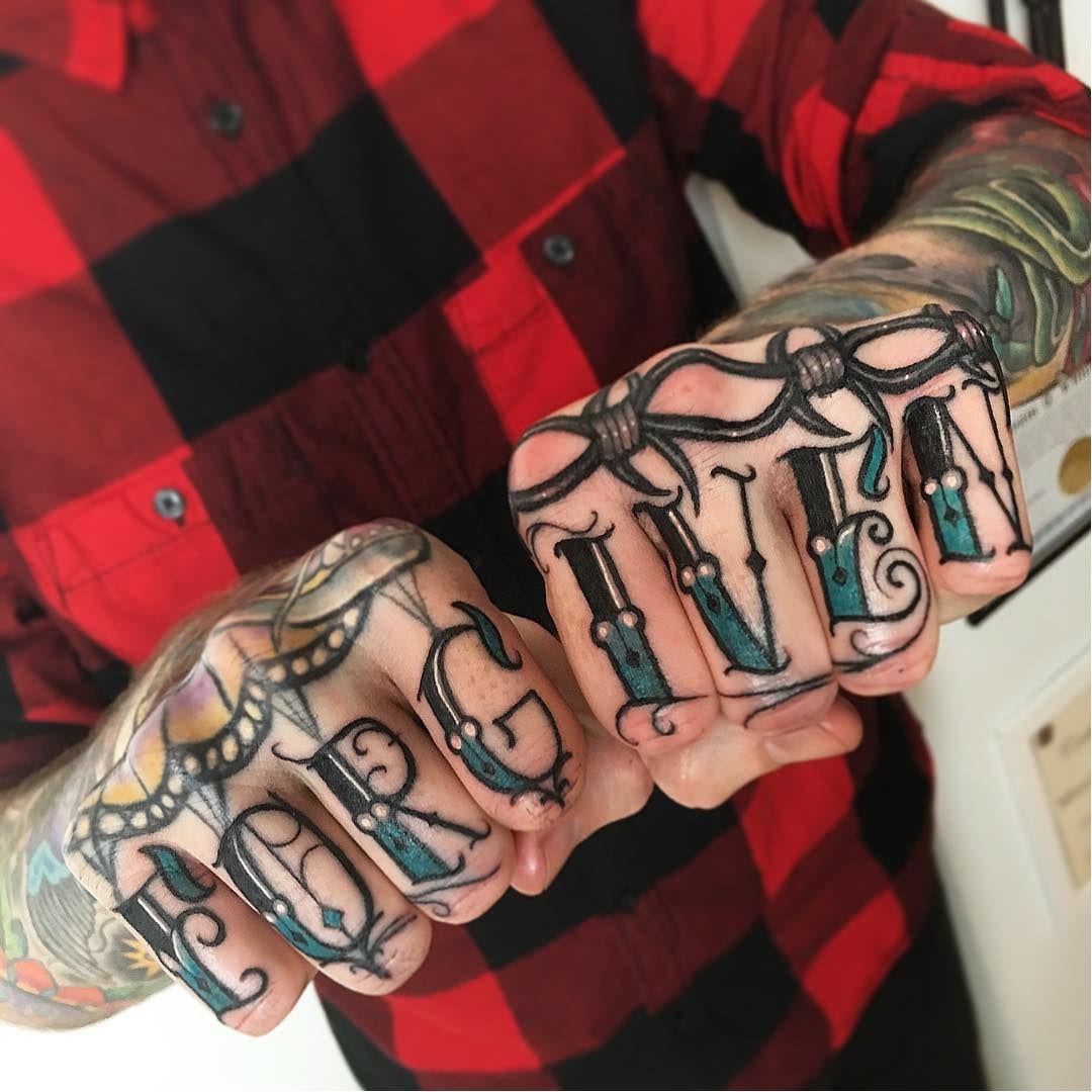 knuckle tattoos for men 0019