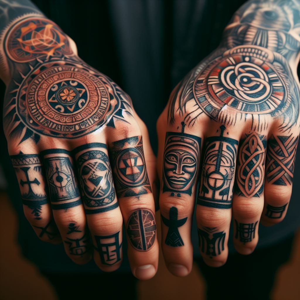 knuckle tattoos for men 0086