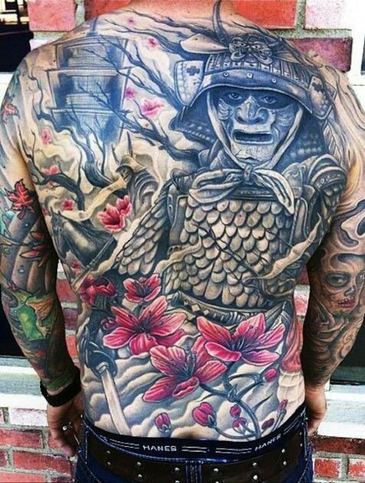 large Buddhist tattoos for men ideas