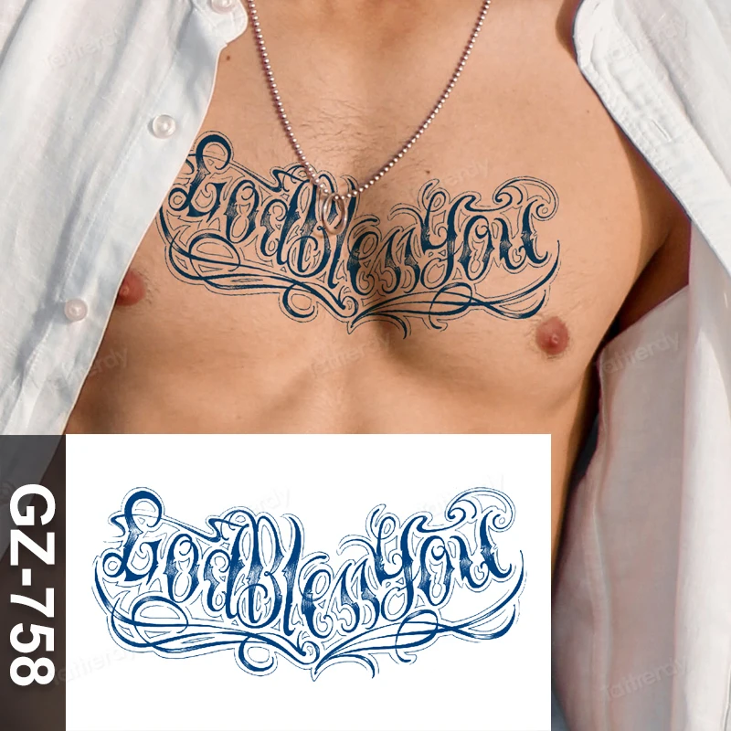 last name back tattoos for men 0028