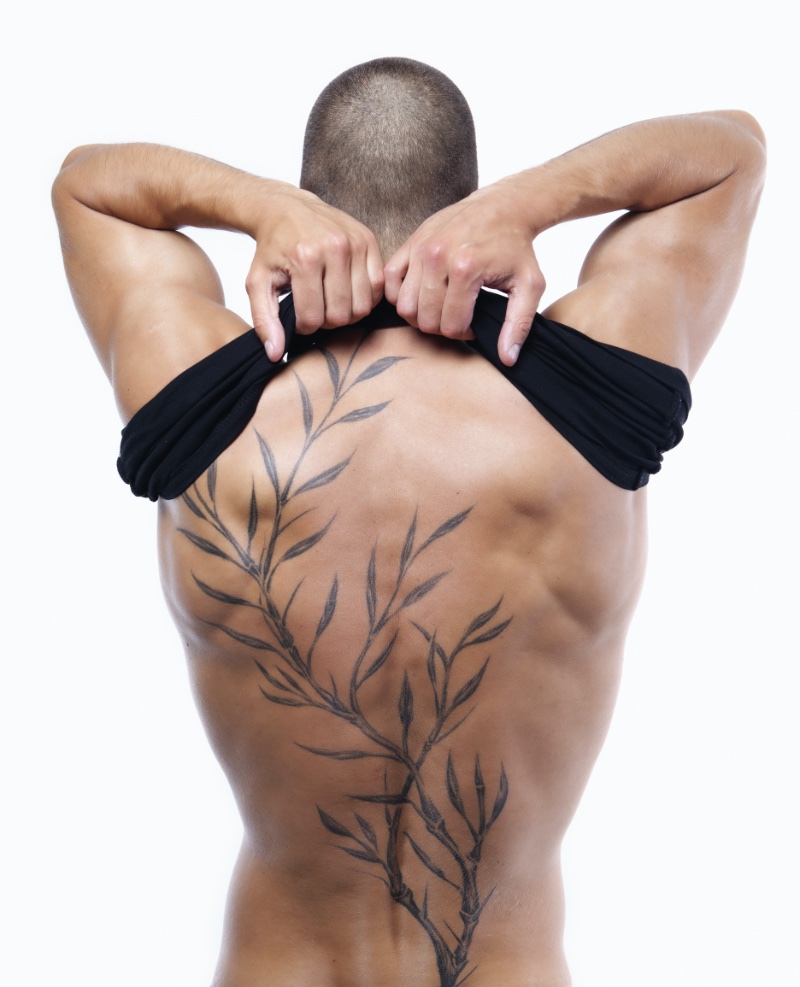 last name back tattoos for men 0035