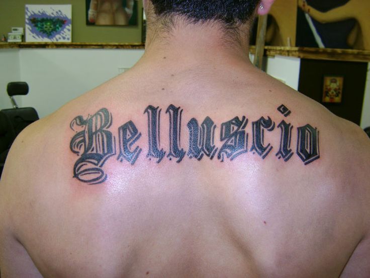 last name back tattoos for men 0048