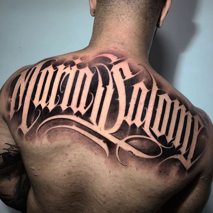 last name back tattoos for men 0068