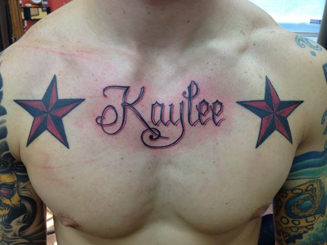 last name back tattoos for men 0098