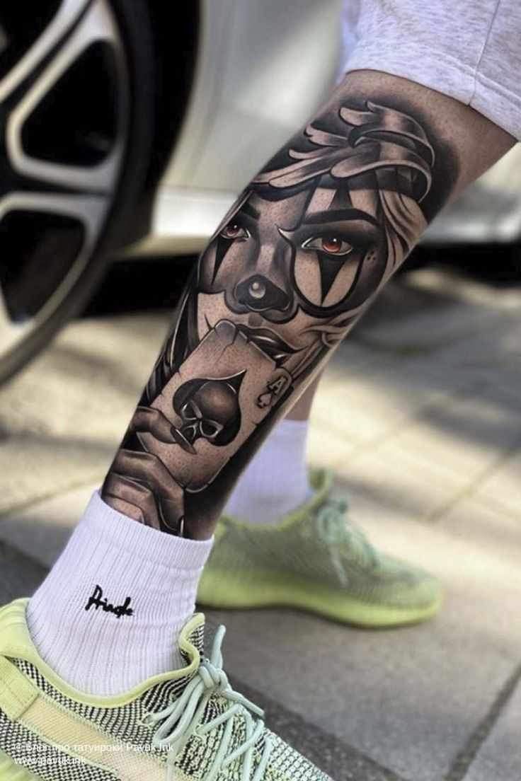 leg sleeve tattoos for men 0011