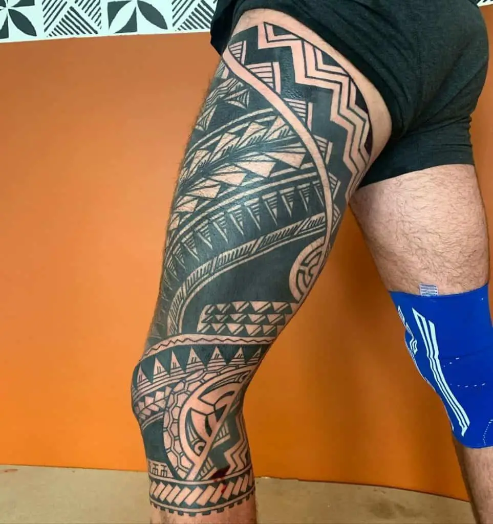 leg sleeve tattoos for men 0035