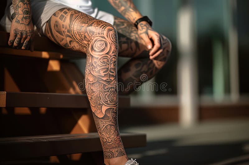 leg sleeve tattoos for men 0037