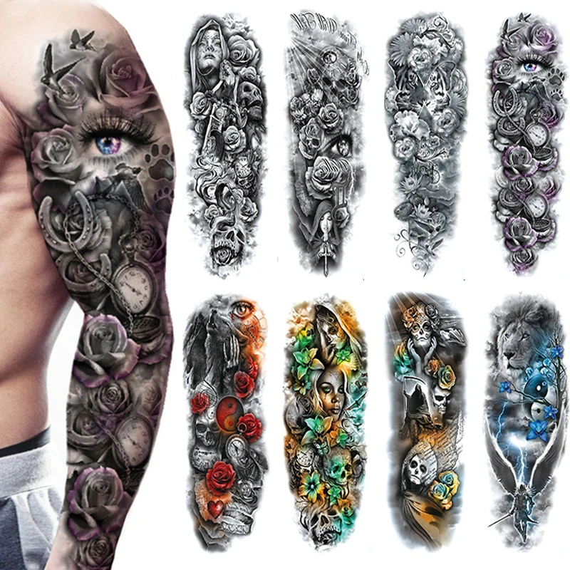 leg sleeve tattoos for men 0041