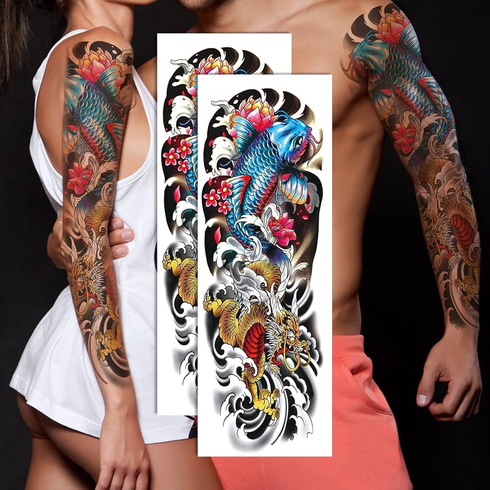 leg sleeve tattoos for men 0057