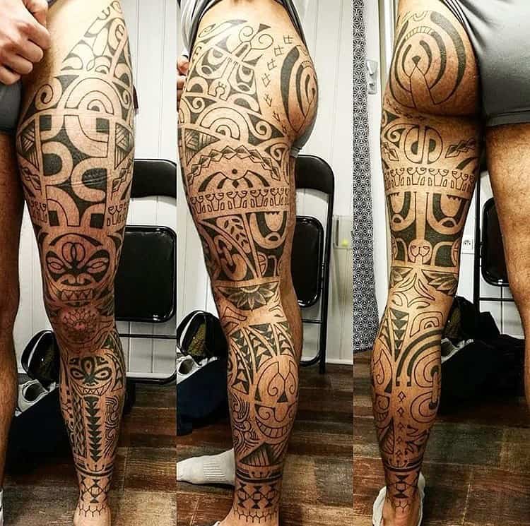 leg sleeve tattoos for men 0059